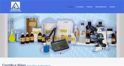 Desktop Screenshot of cientificamilan.com