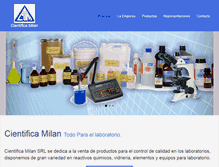 Tablet Screenshot of cientificamilan.com